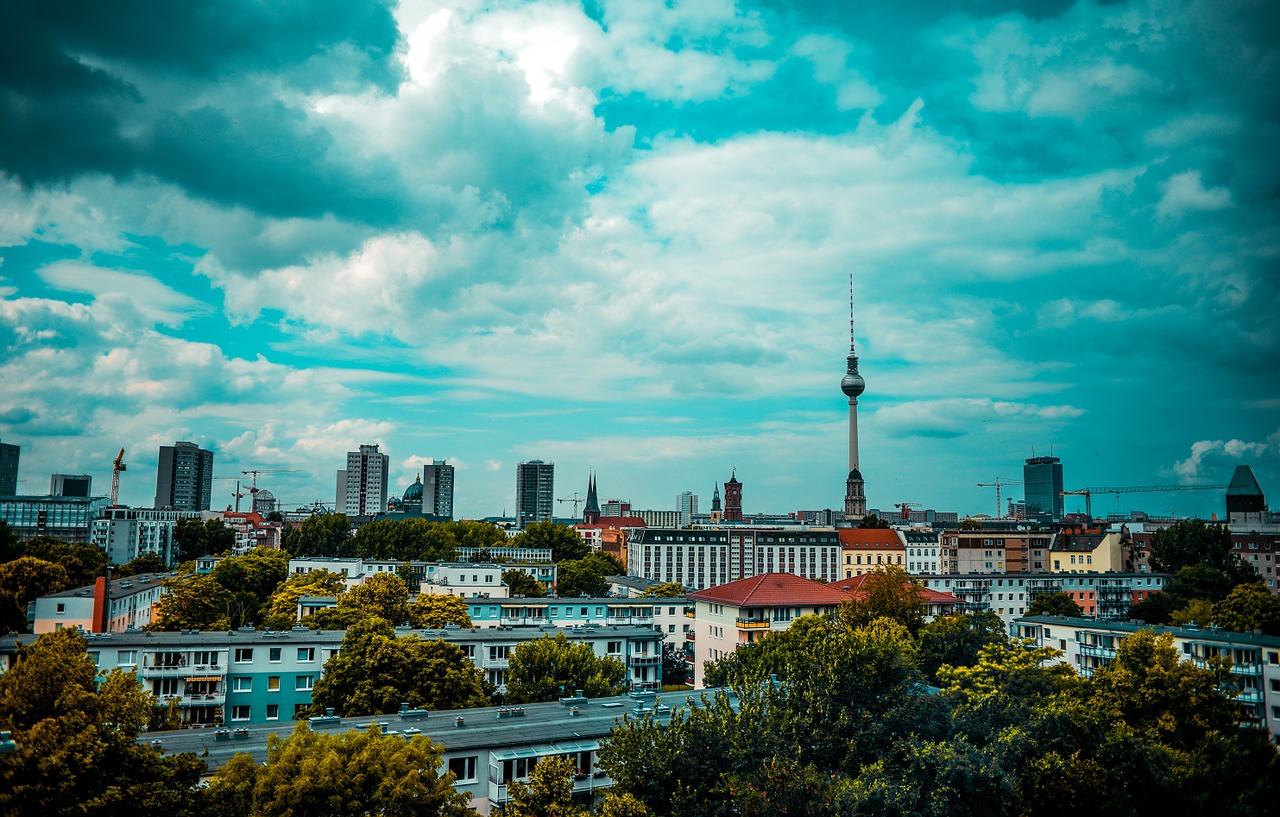 Skyline der Stadt Berlin